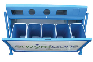 5 Slot Garbage Recycling Bin