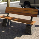 Public Outdoor Bench