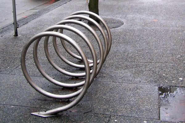 Stainless Steel Spiral Bike Rack